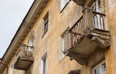 Stalin era apartment buildingの写真素材