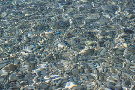 Clear sea water
