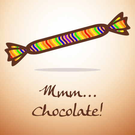 Chocolate candyのイラスト素材