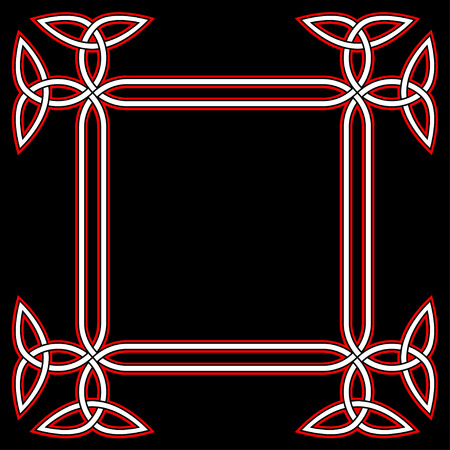 Celtic border frameのイラスト素材
