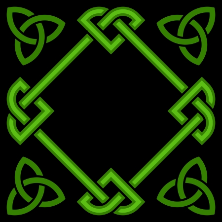 Celtic border frameのイラスト素材