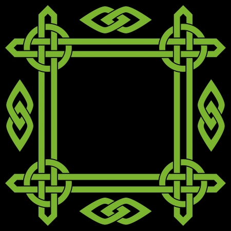 Celtic border frameのイラスト素材