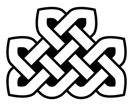 Celtic knot vector illustrationのイラスト素材