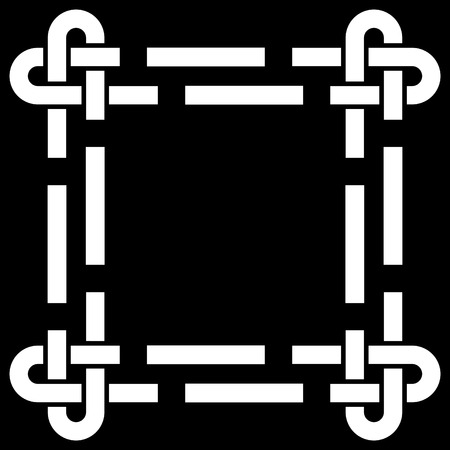 Celtic knot frame vector illustrationのイラスト素材