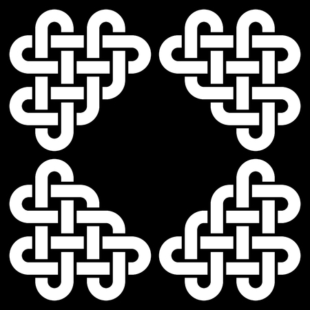 Celtic knot frame vector illustrationのイラスト素材
