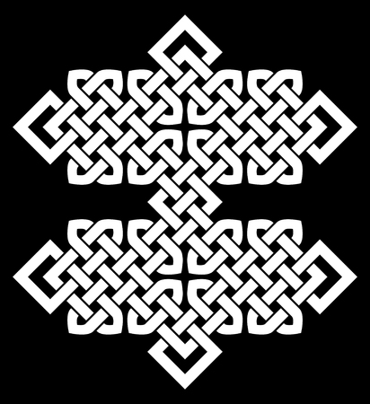A Chinese knot illustrationのイラスト素材