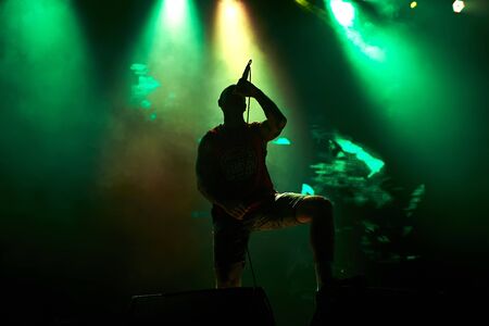 Lyapis Trubetskoy performing live at stadiumのeditorial素材