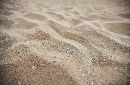 Fine beach sand in the summer sun as backgroundの写真素材