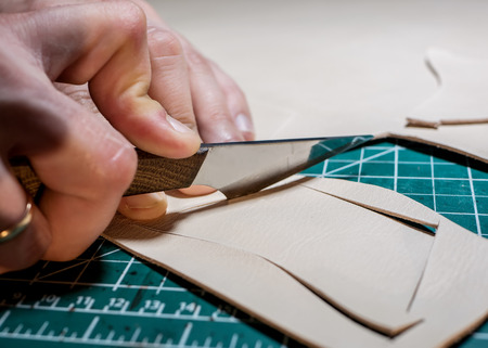 craftsman  makes a wallet