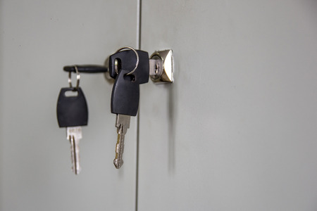 the keys in the lock locker