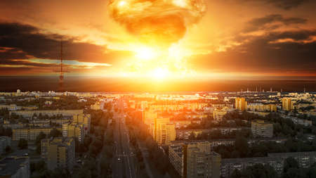Cargo ship carrying several containers on the waters of the sea go towards each other.の写真素材