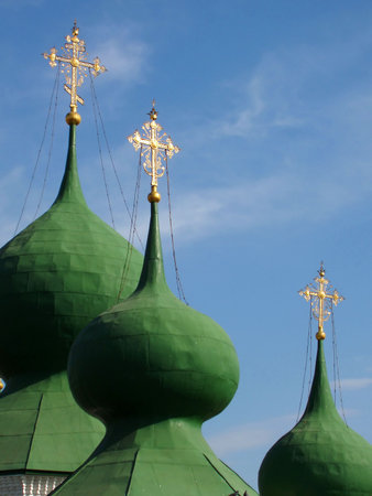 Domes of churchの写真素材