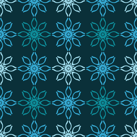 Seamless background with snowflakes.のイラスト素材