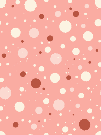 Seamless pattern with sprayed droplets. Ink and brush. Abstract. Hand drawn. Vector illustration.のイラスト素材