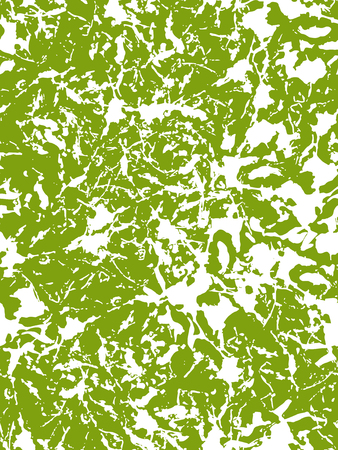 Seamless pattern with texture of crumpled paper. Green and white colors. Abstract background. Ink and brush. Hand drawn. Vector illustration.のイラスト素材