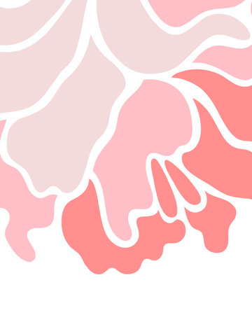 Business card, congratulation, invitation, postcard, print. Botanical print on a white background. Vector illustration.のイラスト素材