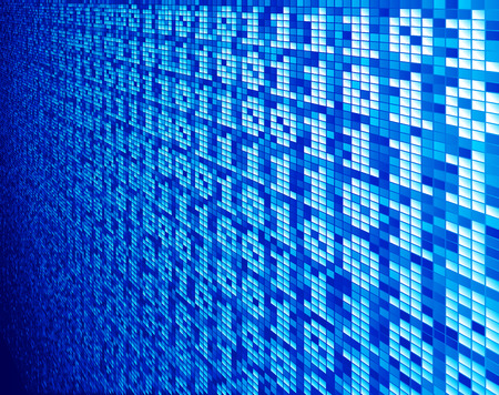 Abstract vector background with binary codeのイラスト素材