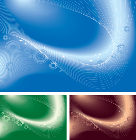 Abstract variety coloured backgroundsのイラスト素材