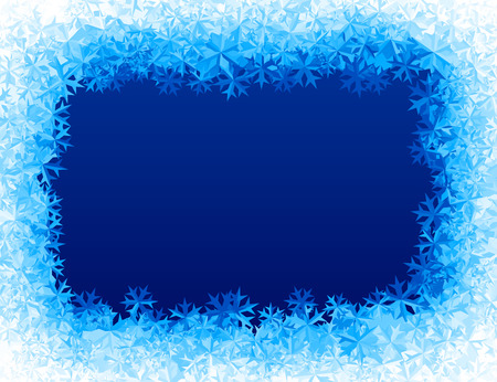 Vector blue ice background. Eps8. RGB Global colorsのイラスト素材