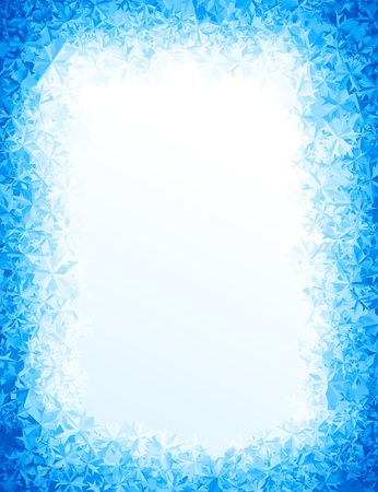 Vector blue ice background. Eps8. RGB Global colorsのイラスト素材
