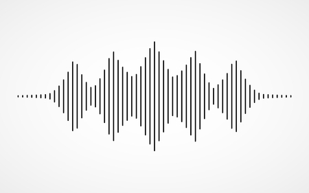 Music sound wavesのイラスト素材