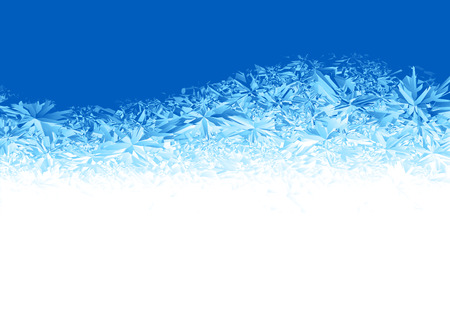Winter blue ice frost backgroundのイラスト素材