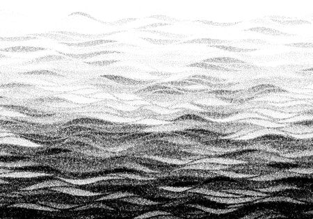 Abstract stippled half toned waves background.のイラスト素材