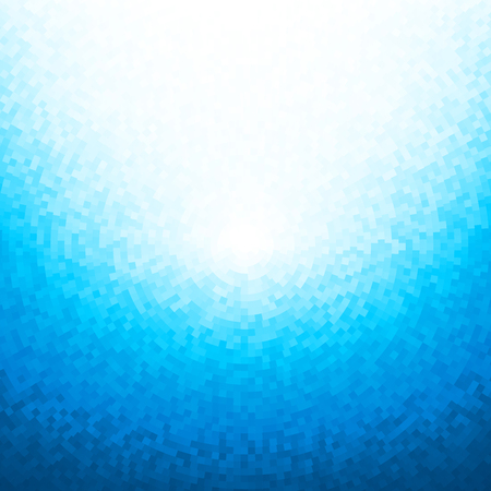 Abstract blue mosaic background.のイラスト素材
