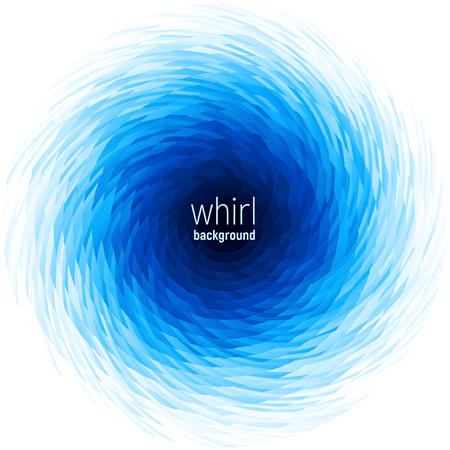 Abstract blue spiral whirlのイラスト素材