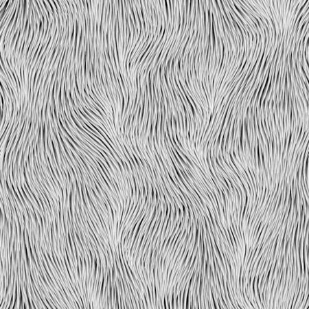 Abstract gray fur pattern. Vector seamless backgroundのイラスト素材