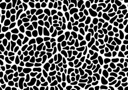 Stone pebble mosaic seamless patternのイラスト素材