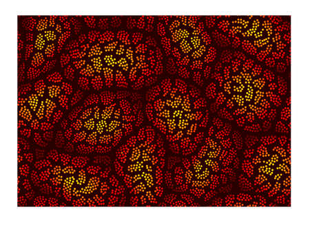 Abstract mosaic dots seamless patternのイラスト素材