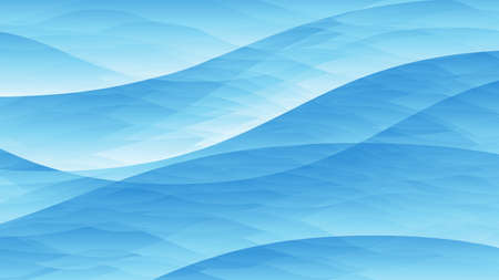 Abstract blue water waves background. Vector illustrationのイラスト素材