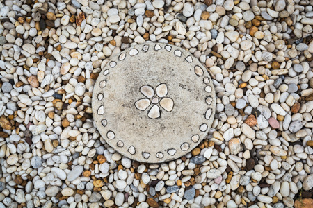 Pebble stones backgroundの写真素材