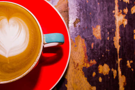 Hot coffee vintage styleの写真素材