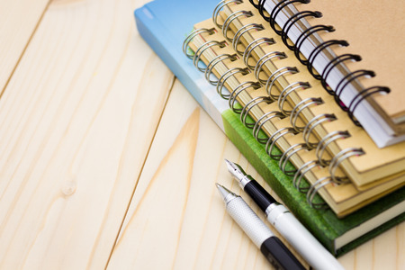 Pen and Book. Image use for background education,or business concept.の写真素材