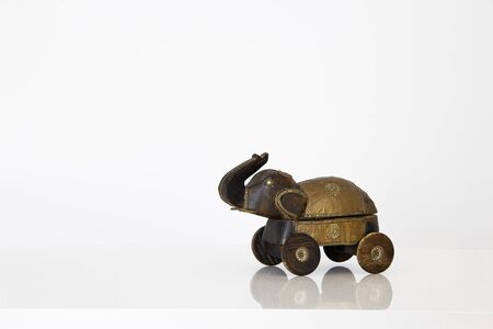 Indonesia, Africa, wooden horse, brass, shoeing, wheel, toysの写真素材