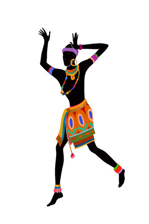 Free dance exotic men. Ritual absorbs the whole person and enters into a trance. Unity with nature and life around him, reveals its beauty and brings into his life a holidayのイラスト素材
