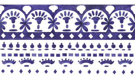 Geometric patterns in ethnic styleのイラスト素材