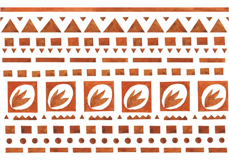 Geometric patterns in ethnic styleのイラスト素材