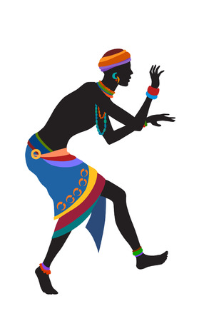 Free dance exotic men. Ritual absorbs the whole person and enters into a trance. Unity with nature and life around him, reveals its beauty and brings into his life a holidayのイラスト素材