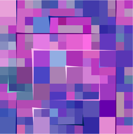 Simple geometric seamless patterm with square elementsのイラスト素材