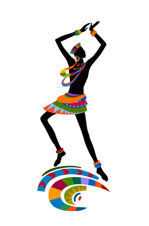 Free dance exotic men. Ritual absorbs the whole person and enters into a trance. Unity with nature and life around him, reveals its beauty and brings into his life a holidayのイラスト素材