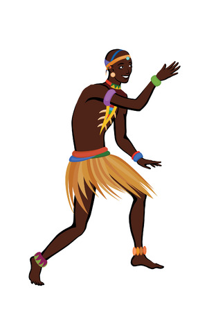 Free dance exotic men. Ritual absorbs the whole person and enters into a trance. Unity with nature and life around him, reveals its beauty and brings into his life a holidayのイラスト素材