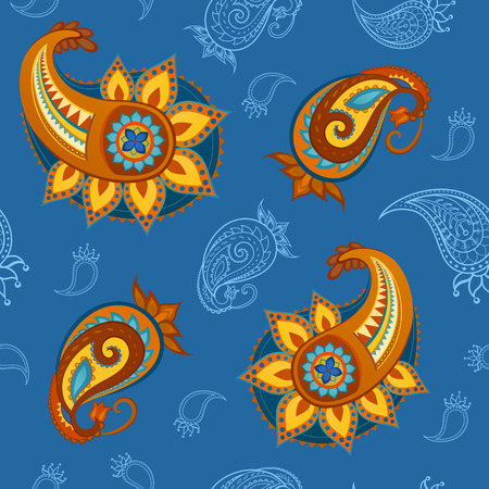 Components of the pattern made in the form of Turkish cucumber. It is depicted in the vectorのイラスト素材