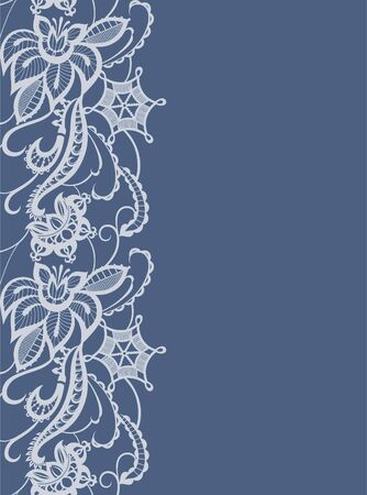 Abstract silhouettes invented decorative flowers and leaves. It may be for decoration backgrounds or other kinds of designのイラスト素材