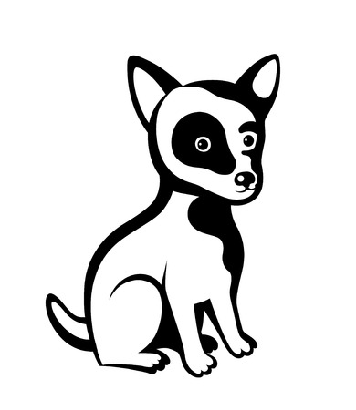 Cartoon cute dog. Perfect card or any kind of designのイラスト素材