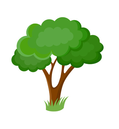 Decorative stylized tree for design architectural compositions, and other types of designのイラスト素材