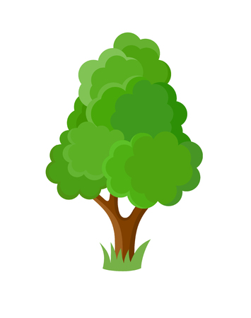 Decorative stylized tree for design architectural compositions, and other types of designのイラスト素材