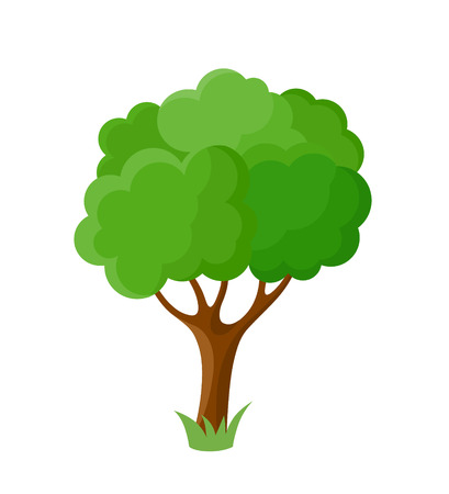 Decorative stylized tree for design architectural compositions, and other types of designのイラスト素材